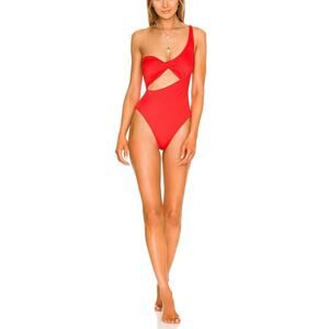 Baobab Red Velvet Arrecife One Piece Swimsuit